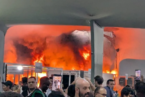Incêndio na COP30 força evacuação da zona diplomática em Belém